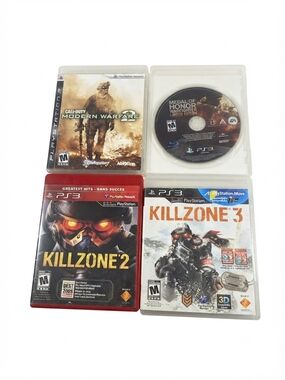 PS3 First-Person Shooter Game Lot - Call of Duty, Killzone, Medal of Honor
